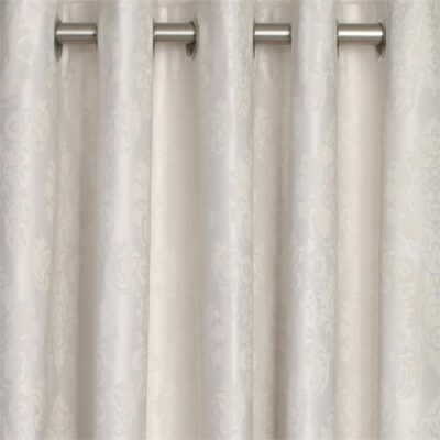 Damask Blockout Eyelet Curtain 165x220cm