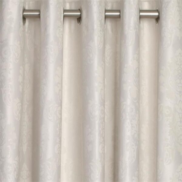 Damask Blockout Eyelet Curtain 165x220cm