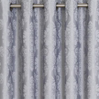 Damask Blockout Eyelet Curtain 165x220cm