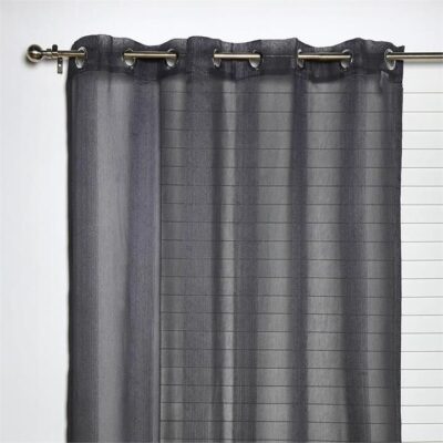 Laura Sheer Stripe Eyelet Curtain 140x220cm
