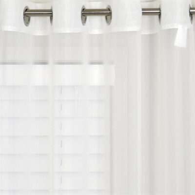 Blizzard Sheer Eyelet Curtain 220cm & 250cm Drop