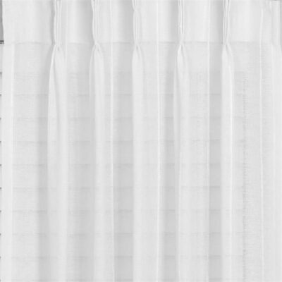 Geneva Striped Sheer Pinch Pleat Curtains
