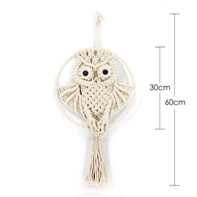 Handmade Owl Wall Hanging