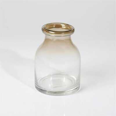 Deco Flower Vase Short Grey