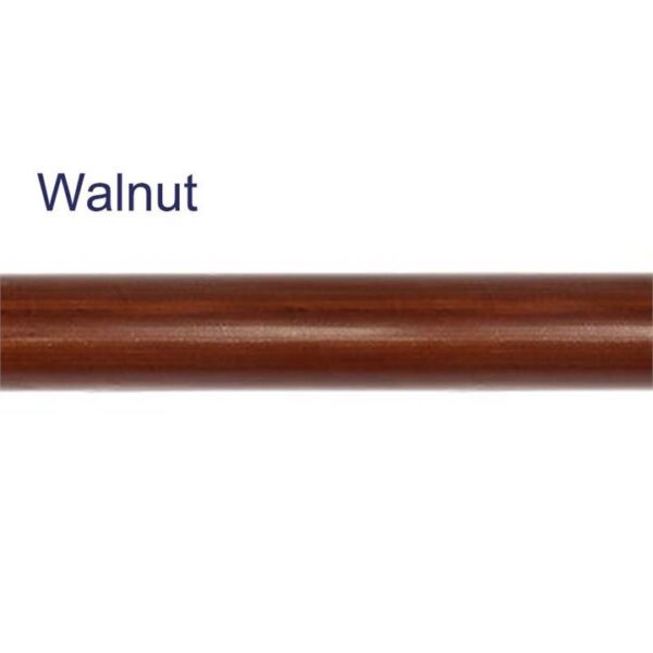 Windsor Timber Curtain Rod Pole Set