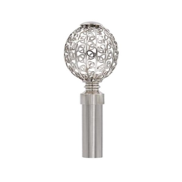 Teneriffe Curtain Rod Decorative Finials