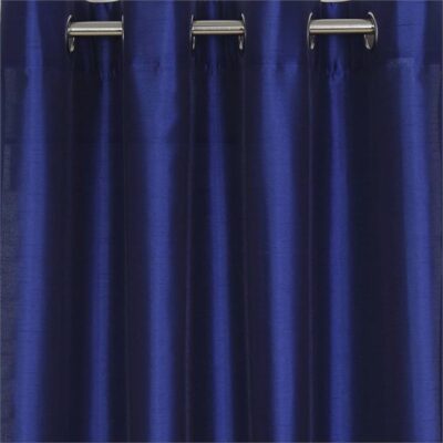 Taj Uncoated Faux Silk Eyelet Curtain 138x220cm