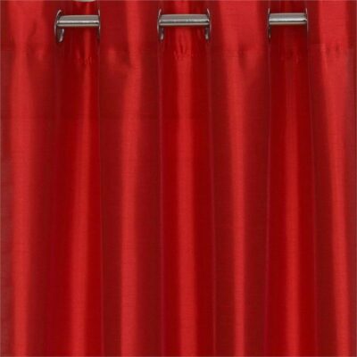 Taj Uncoated Faux Silk Eyelet Curtain 138x220cm