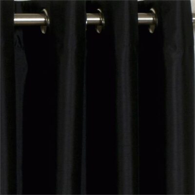 Taj Uncoated Faux Silk Eyelet Curtain 138x220cm