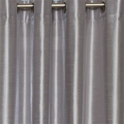 Taj Uncoated Faux Silk Eyelet Curtain 138x220cm