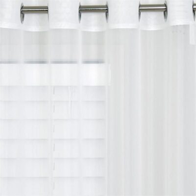 Madison Sheer Eyelet Curtain 220cm & 250cm Drop