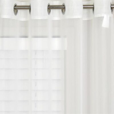 Madison Sheer Eyelet Curtain 220cm & 250cm Drop