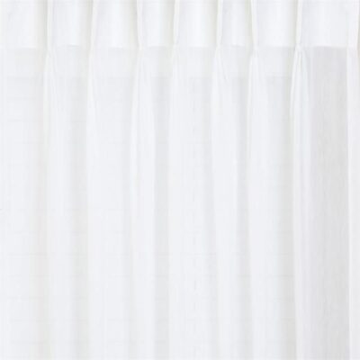 Blizzard Sheer Pinch Pleat Curtains