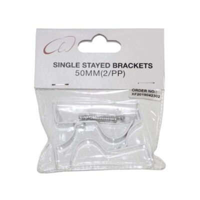 Single Stayed Brackets 50mm (2/pp)