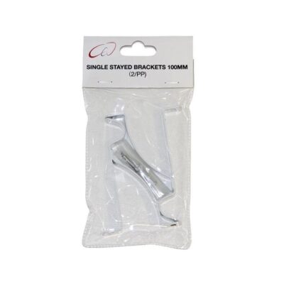 Single Stayed Brackets 100mm (2/pp)