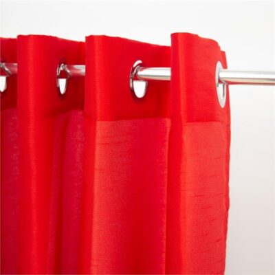 Charmeuse Uncoated Eyelet Curtain 138x220cm